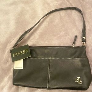 Ralph Lauren Black Leather Purse